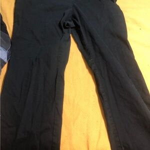 Classic Elements Black Pants with Ivory Lining